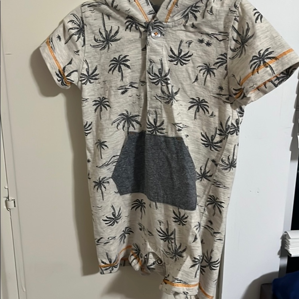 Romper with hood